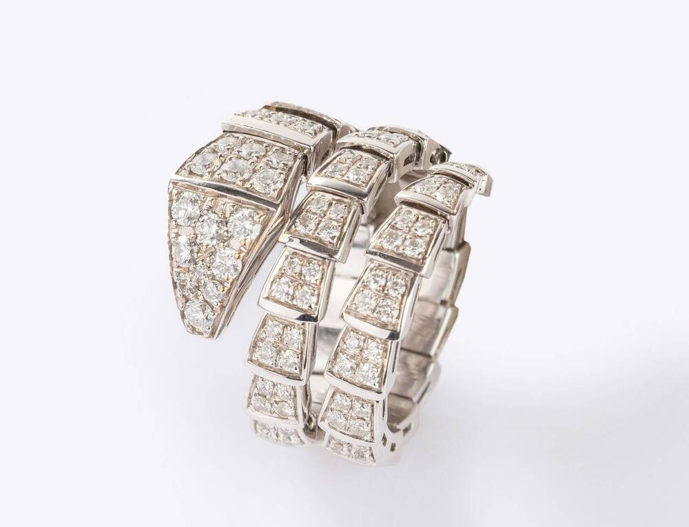 Diamond Ring 'Serpenti Viper'