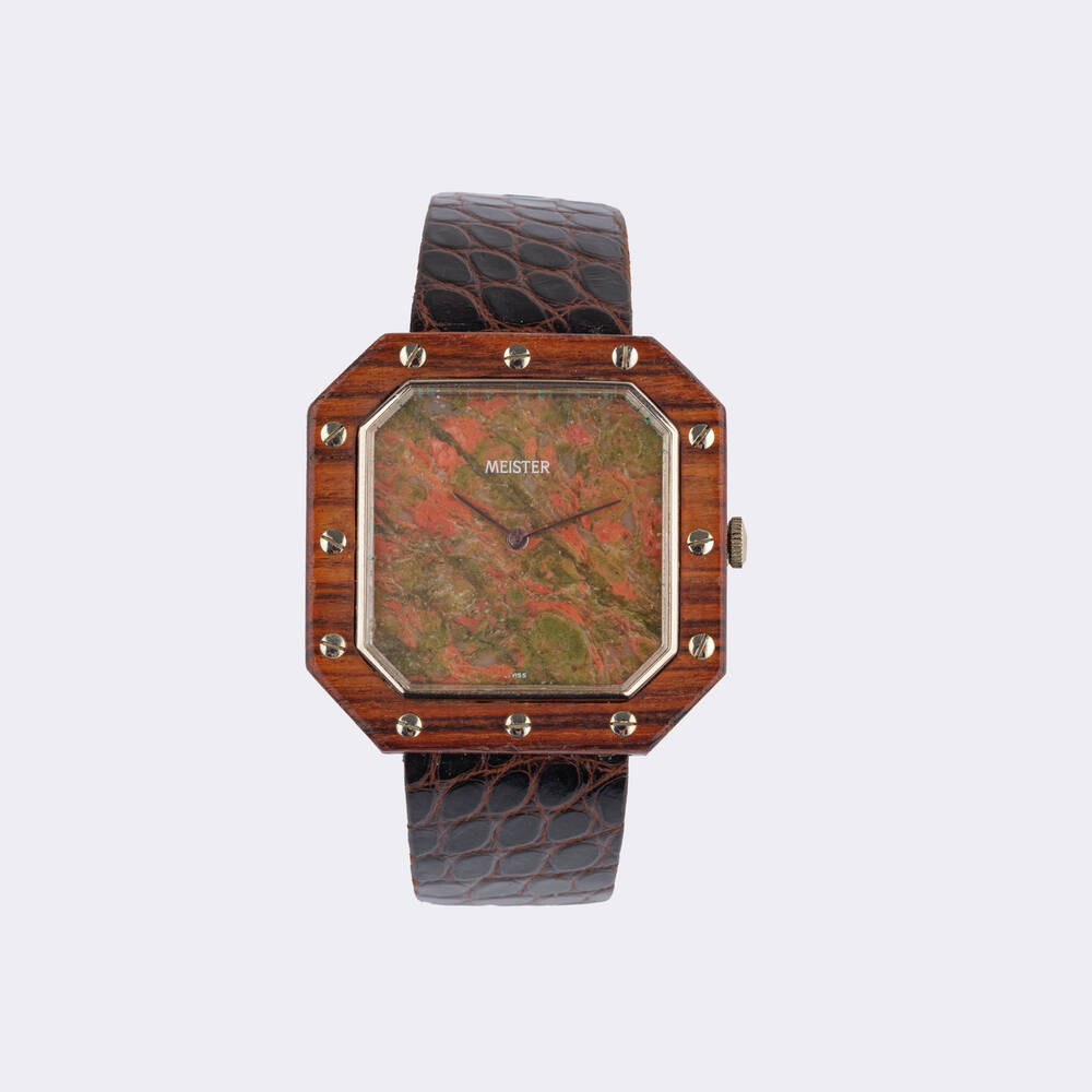 Seltene Herren-Armbanduhr 'Meister'