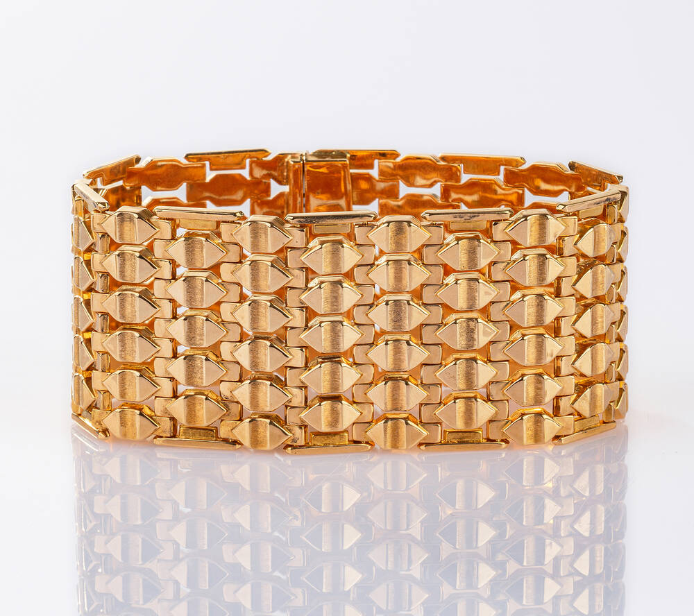 Large Gold Bracelet
