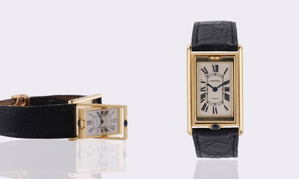 Seltene Armbanduhr 'Basculante' Limited Edition CPCP