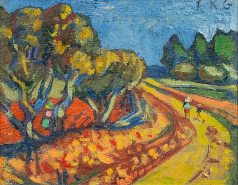 Sanary - Landstraße in der Provence