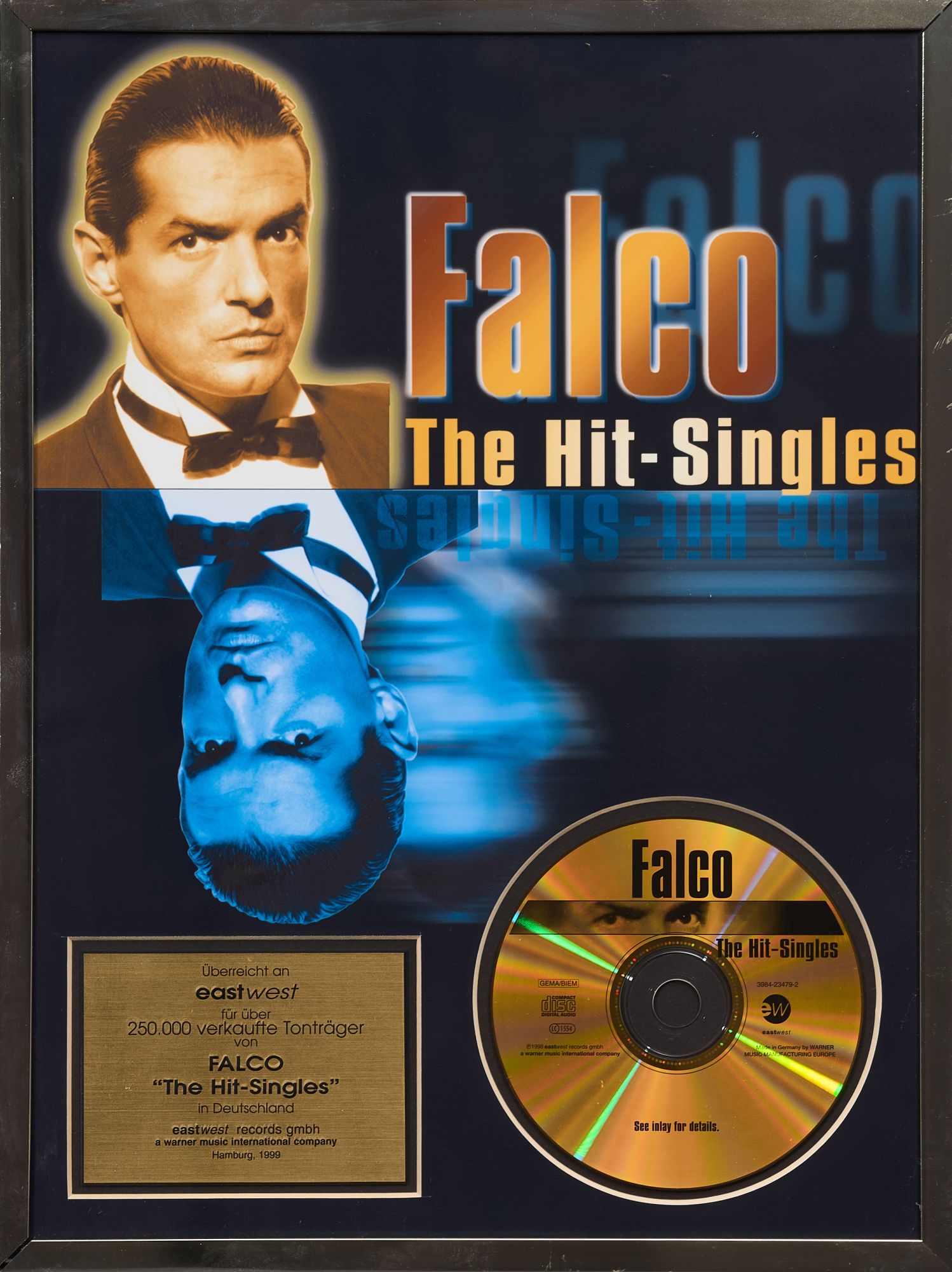 Gold Award Falco für 'The Hit-Singles'